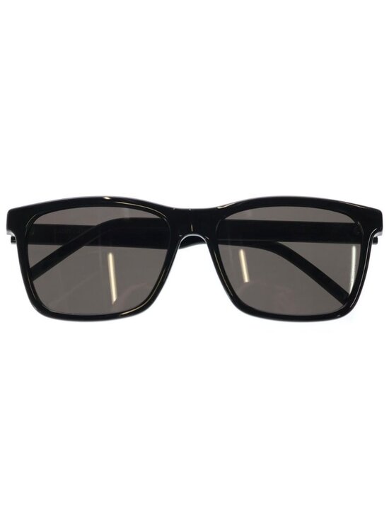 Saint Laurent Paris Side Logo Square Frame Sunglasses Eyewear Black main image 4